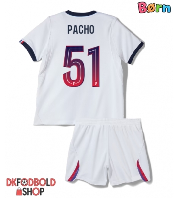 Paris Saint-Germain Willian Pacho #51 Udebanesæt Børn 2026-27 Kort ærmer (+ korte bukser)